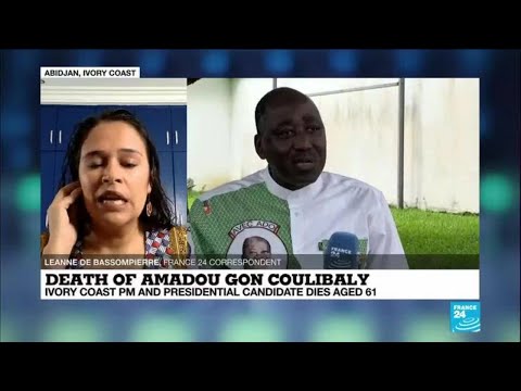 Ivorians gather to mourn death of PM Amadou Gon Coulibaly, FRANCE 24’s correspondent says