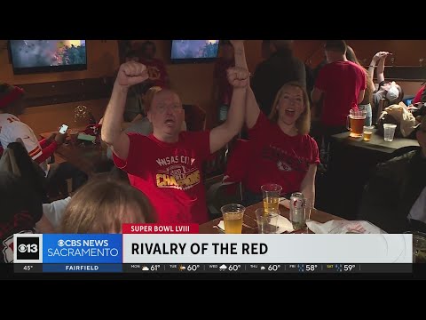 Rivalry of the red hits the Bay Area while Chiefs, 49ers face off in Super Bowl