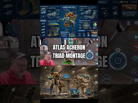 ATLAS ACHERON TRIAD MONTAGE || MECH WARS ONLINE ROBOT BATTLES ||