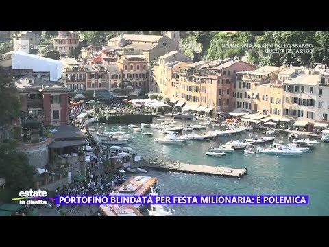 Portofino "affittata" dai miliardari indiani, Bocelli è la guest star - Estate in diretta 06/06/2024