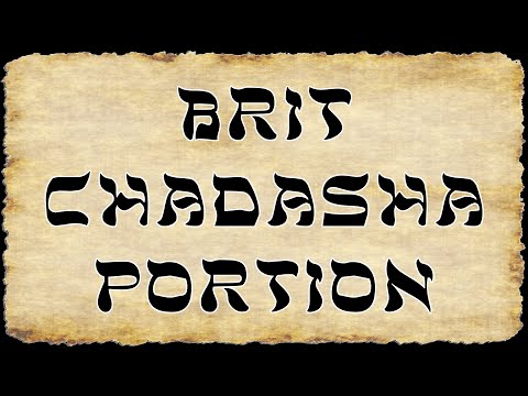 Brit Chadasha Portion for 10/25/2025