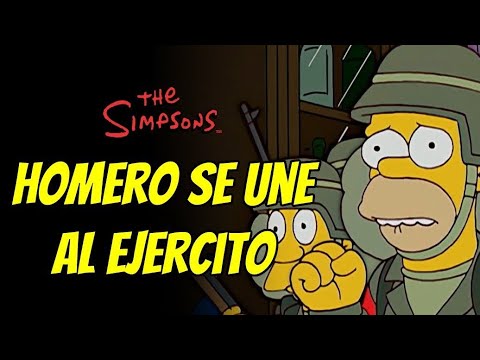 Los Simpson Homero se Une al ejército ( los simpson ) Español latino Sin Interrumpir