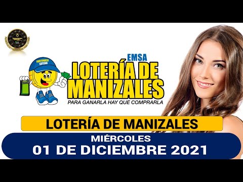 Resultado LOTERÍA DE MANIZALES Miércoles 01 de diciembre de 2021