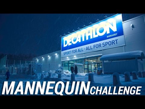 Decathlon Barkarby Mannequin challenge