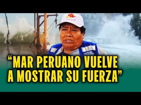 Enormes olas en el litoral peruano: Cierran 78 puertos por oleajes anómalos