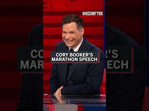Cory Booker's marathon speech