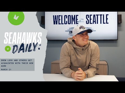 Drew Lock and Others Get Acquainted With Their New Home | Seahawks Daily video clip