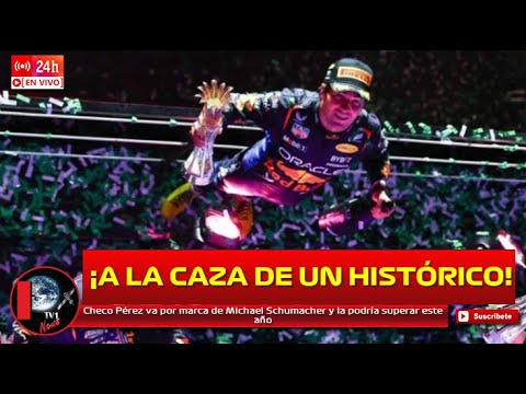 Checo Pérez va por marca de Michael Schumacher y la podría superar este año