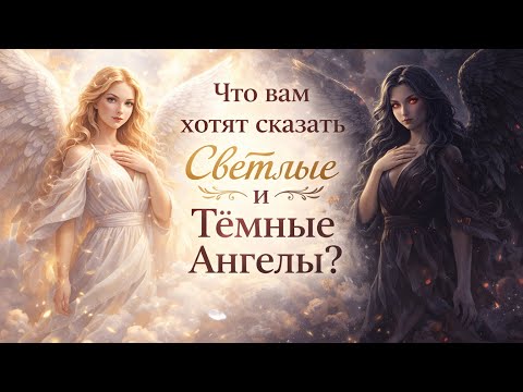 Что вам хотят сказать Светлые и Тёмные Ангелы? Гадание Tarot расклад мистика 