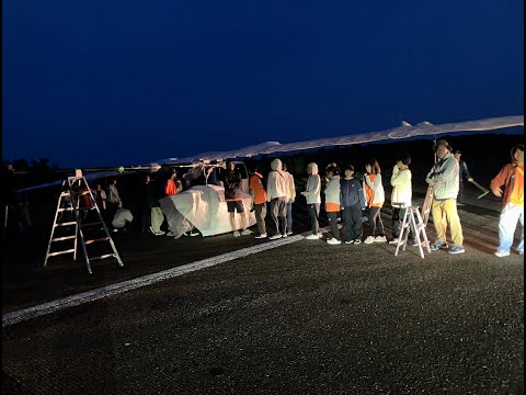 【Human Powered Aircraft】本番機「祥鳳」白浜 1回目 360° 2025 6/8　フライト1本目