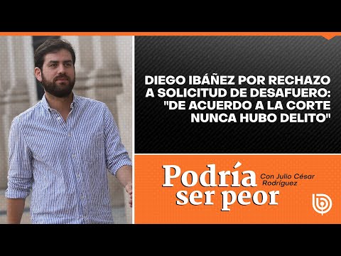 Diego Ibáñez por rechazo a solicitud de desafuero: De acuerdo a la Corte nunca hubo delito