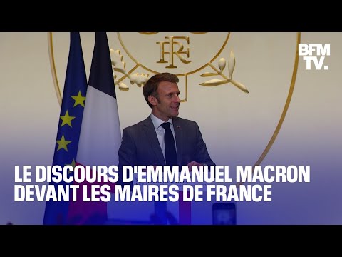 L'intégralité du discours d'Emmanuel Macron devant les maires de France