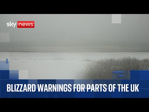 UK snow latest | Met Office warns of 'frequent wintry showers'