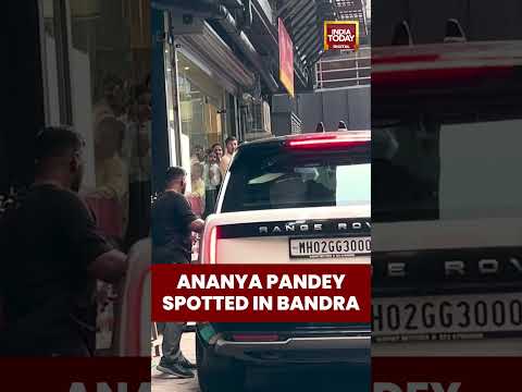 Ananya Pandey Spotted In Bandra | India Today