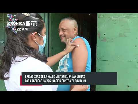 Brigadistas de la salud visitan el barrio Lomas de Guadalupe, Managua - Nicaragua