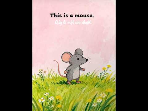 Học từ mới 🐭 “Mouse” cùng Em bé thích học tiếng Anh #tienganhtreem #tienganhchobe #embethichhoc