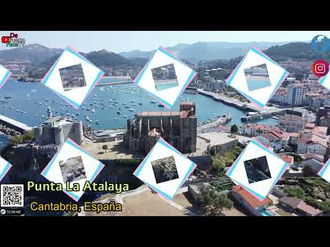 Video con Drone de Castro Urdiales "Iglesia de Santa María, Playa, Ostende,  Cotolino, PUERTO Y MAS"