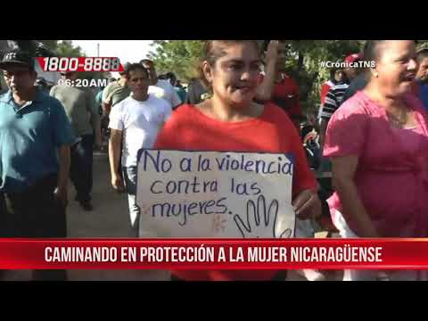 Jóvenes dicen NO a las drogas en colorida caminata en Jinotega - Nicaragua