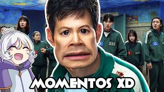 MOMENTOS DIVERTIDOS DEL JUEGO DEL CALAMAR 3 😂😂