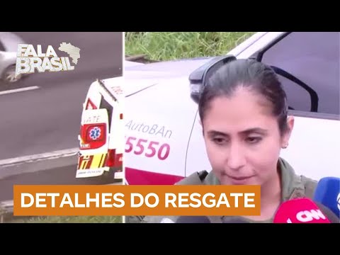 Capitã da Polícia Militar detalha resgate a vítimas de acidente aéreo em Caieiras