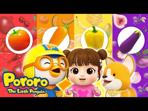 Pororo Bahasa indonesia | Makan Sayuran Rasa Pelangi | Pola Makan Sehat Anak