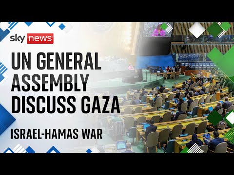 Watch live: UN General Assembly discuss humanitarian truce in Gaza