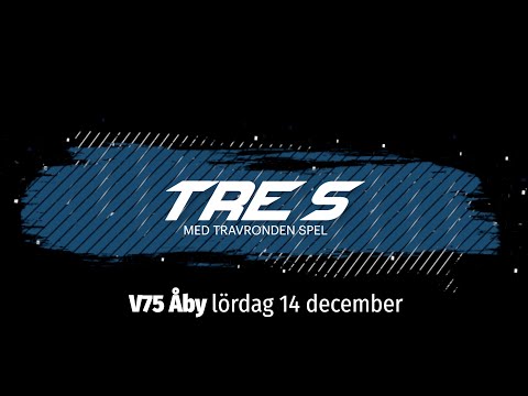 Speltips V75 Åby 14 december