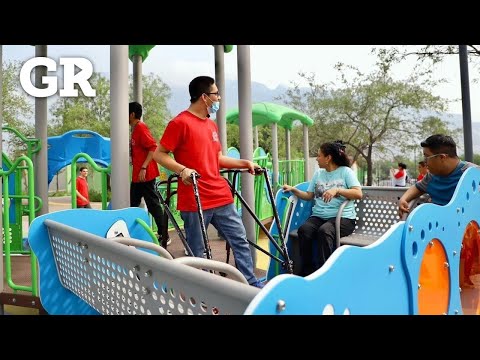 Un nuevo parque inclusivo es inaugurado en San Pedro
