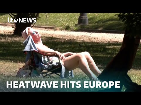 A heatwave has hit Europe as well as the UK as temperatures hit 46°C in Spain | ITV News