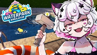 ✨Waterpark Simulator✨ افتتاح حديقة المياوليفا للألعاب المائية✨