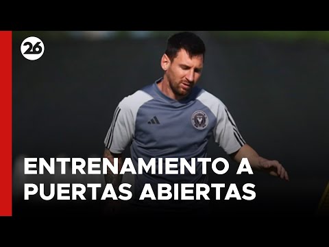 ESTADOS UNIDOS | El Inter Miami de Messi realizó un entrenamiento a puertas abiertas