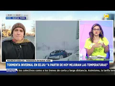 Mauricio Zabalza - Tormenta invernal en EEUU: En Tennesse reventaban las tuberías | HNT 8
