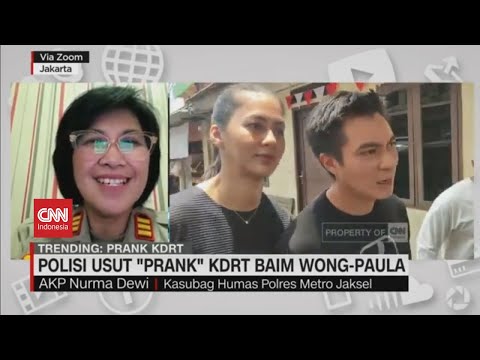 Polisi Usut Prank KDRT Baim Wong Paula