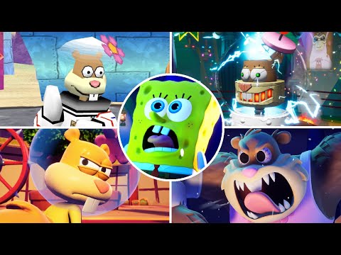 SpongeBob Games - Evolution of Sandy Bosses [2003-2025]