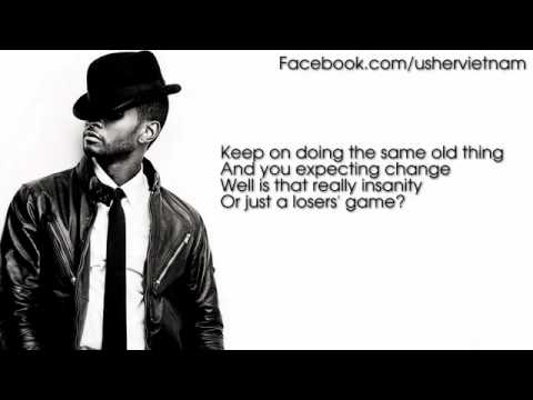 Usher - Numb [Lyrics Video]