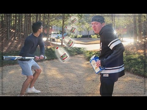 BACKYARD GALLON SMASHING!!