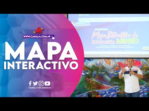 Lanzan en Nicaragua mapa interactivo de educación básica, médica y formación docente