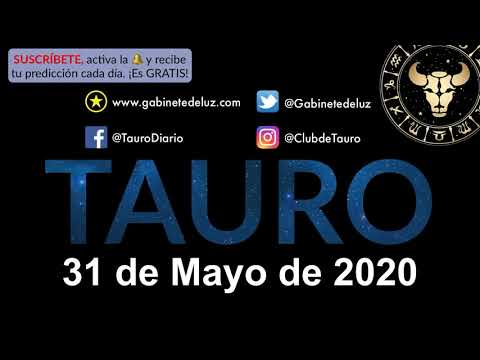 Horóscopo Diario - Tauro - 31 de Mayo de 2020