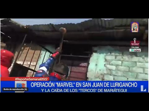 ¡Operación Marvel! terna vestidos de avengers capturaron a los tercos de Mariátegui