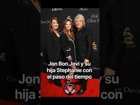 Jon Bon Jovi y su hija <strong>Stephanie</strong> con el paso de los años 🥰 #rock #music #bonjovi #jonbonjovi