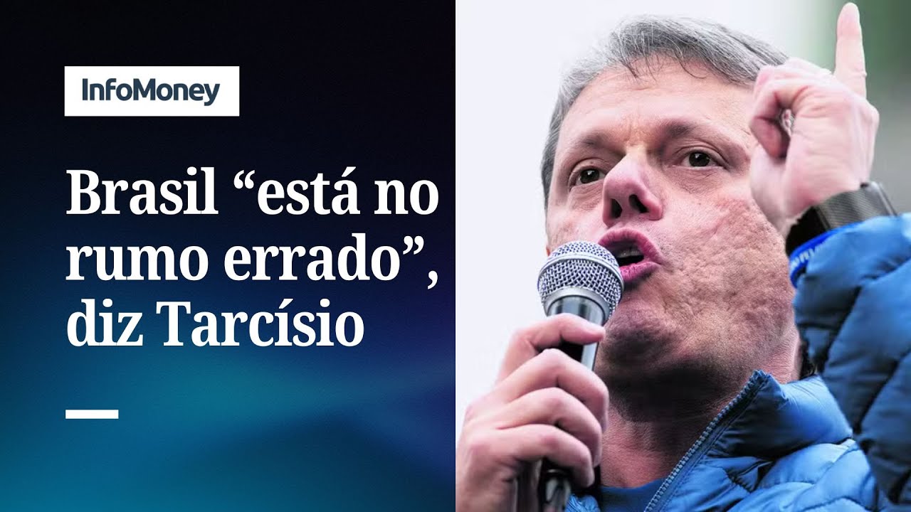 Tarcísio promete que direita vai livrar o Brasil do PT | InfoMoney News