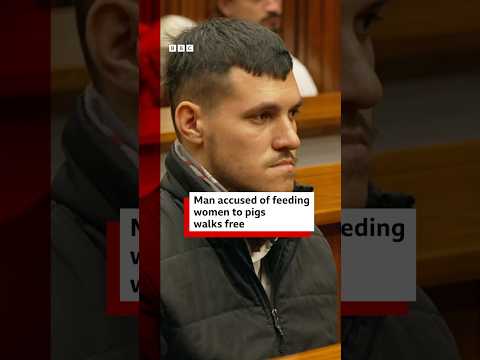 Man accused of feeding women to pigs walks free. #SouthAfrica #BBCNews