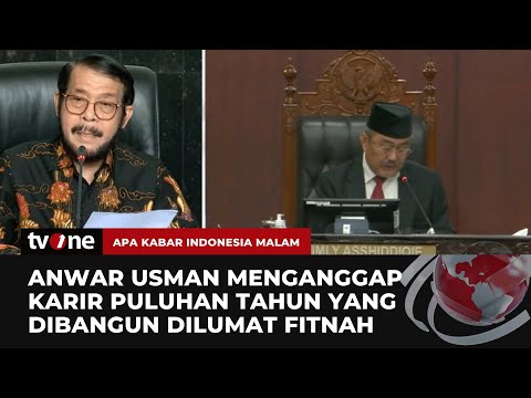 Diberhentikan Dari Ketua MK, Anwar Usman Merasa Difitnah