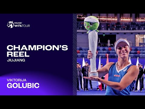 TOP PLAYS from champion Viktorija Golubic in Jiujiang 🏆 Eight years after her first WTA title!