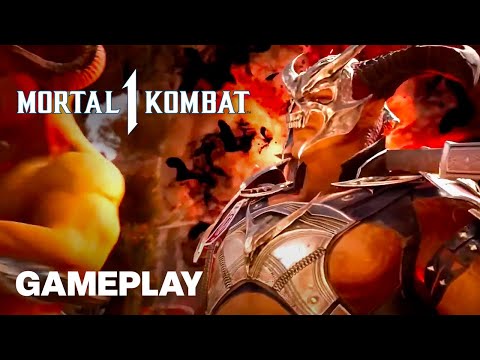 Mortal Kombat 1 - General Shao vs Baraka High Level Gameplay w/Motaro Kameo Fatality