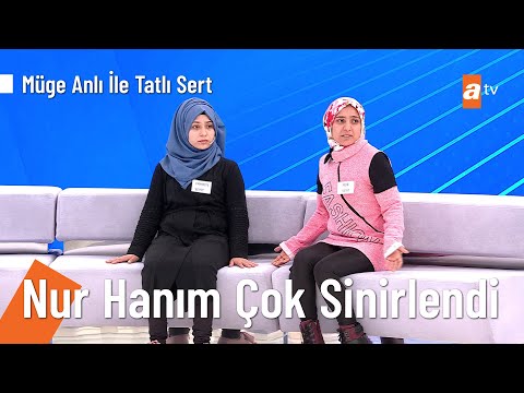 Nur Hanım çok sinirlendi! - @Müge Anlı ile Tatlı Sert 31 Mart 2022