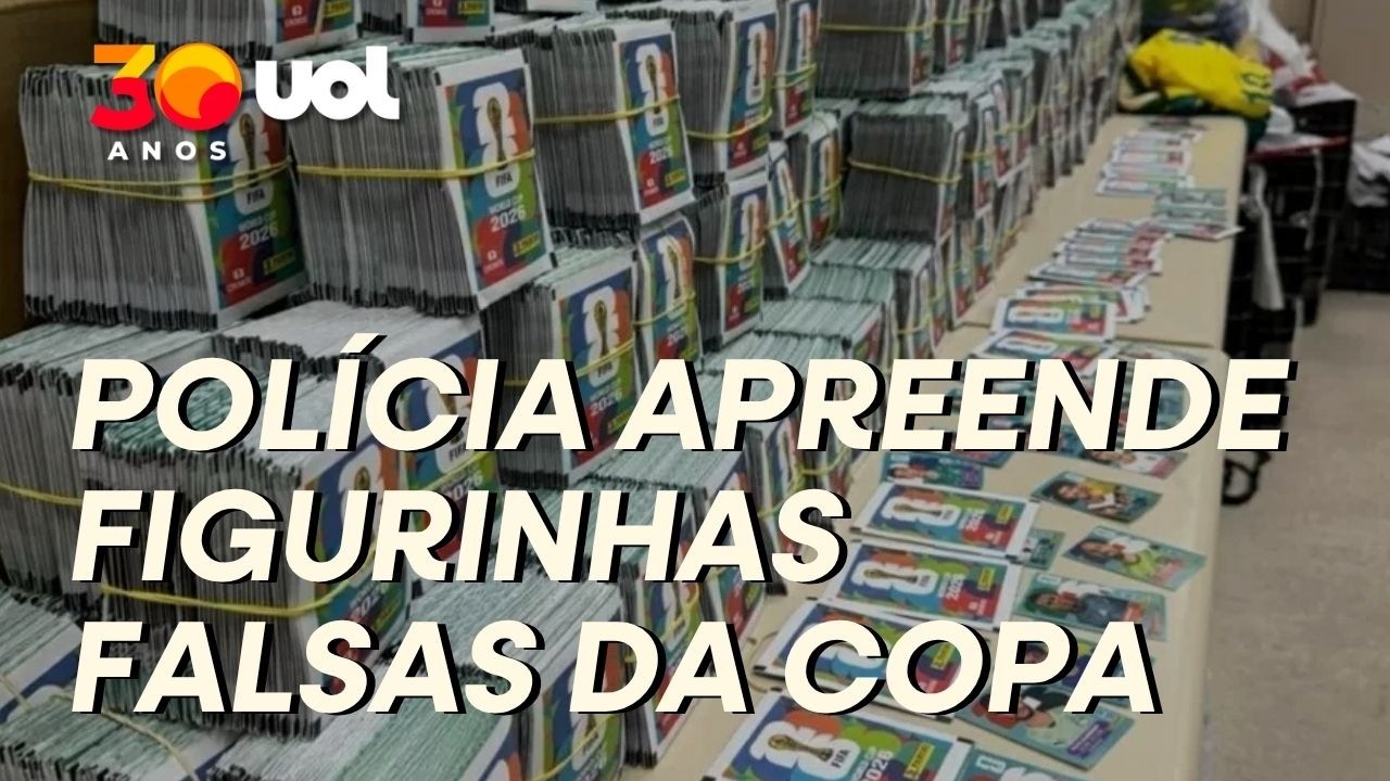 ÁLBUM DA COPA: POLÍCIA APREENDE 200 MIL FIGURINHAS FALSIFICADAS EM OPERAÇÃO NO RIO DE JANEIRO