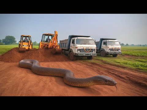 New JCB 3DX Xpert Mud Loading | Mahindra & New Holland Tractor | TATA 2523 6x4 Truck Work Loading 🟡