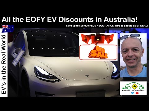 All the 2024 EOFY Deals on EVs in Australia | Save up to K | Electric Car Australia
