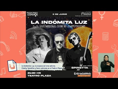 Charly García, Spinetta y León Gieco de la mano de músicos mendocinos, en Teatro Independencia